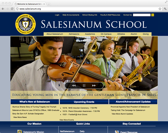 Websites: Salesianum School Website