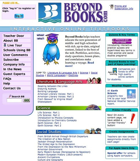 Websites: Beyond Books